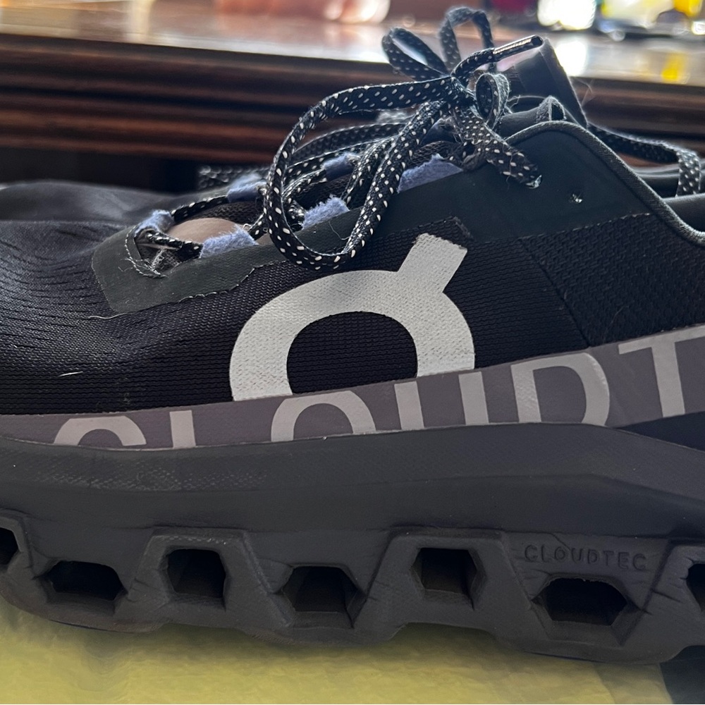 On Running Black and Gray Cloudtec Sneakers